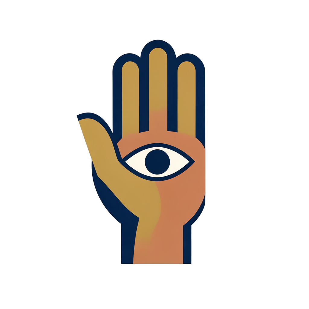 Palm Hand Eye Hoodie
