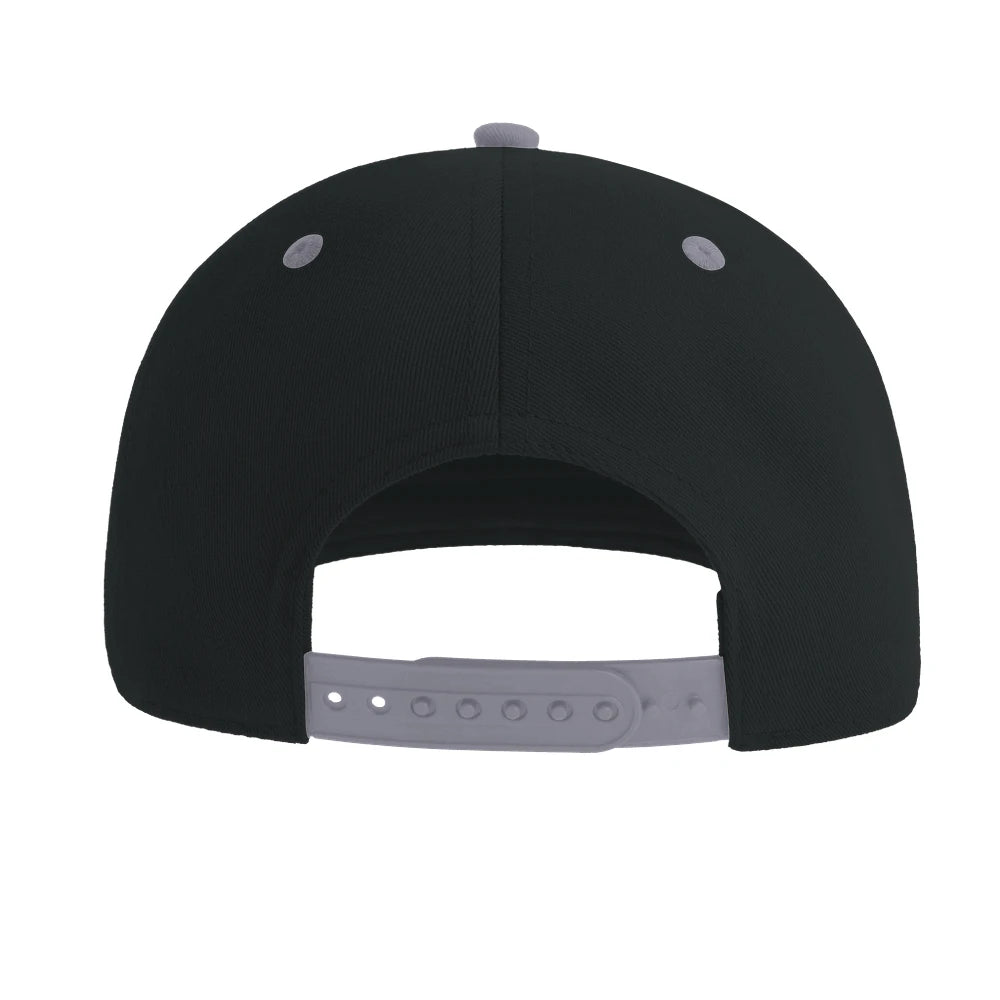 gelato-blank:hat.snapback.unisex.classic.yupoong.6007:black--silver:back