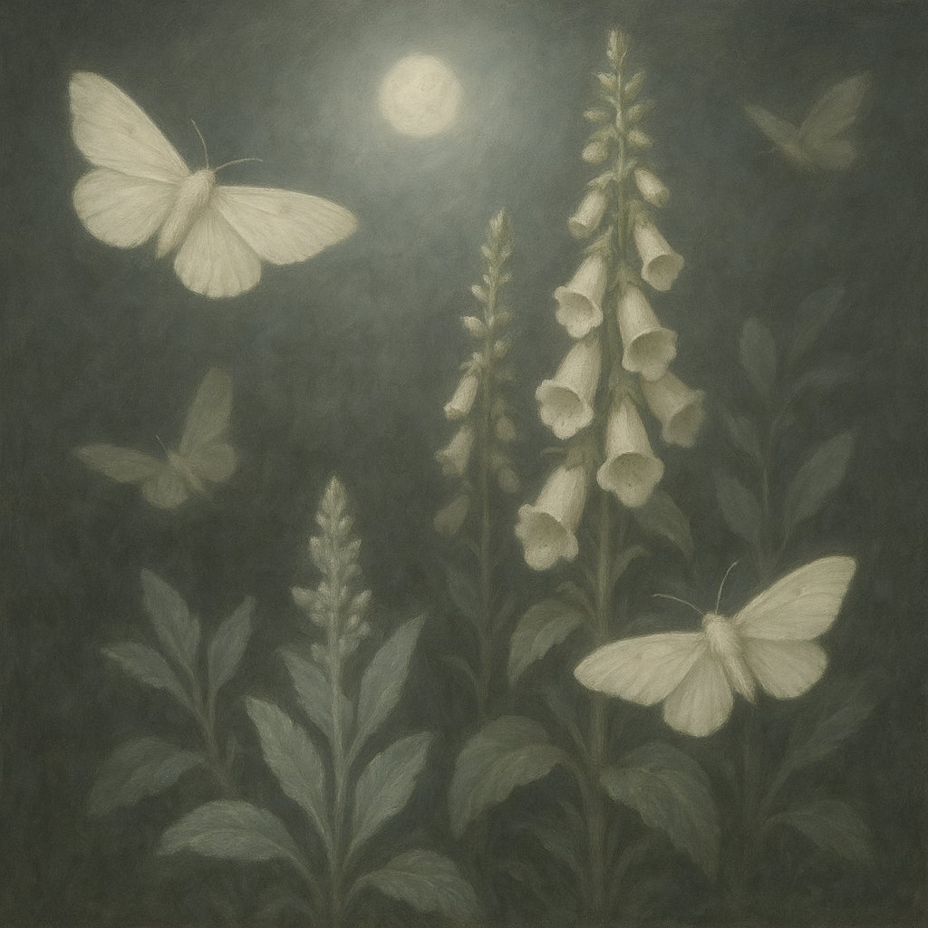 Ivory Moth Garden — design