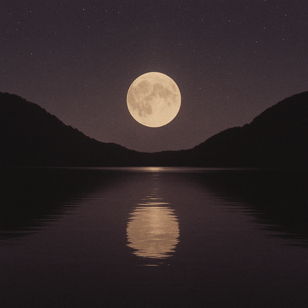 Moon Over Still Water — design