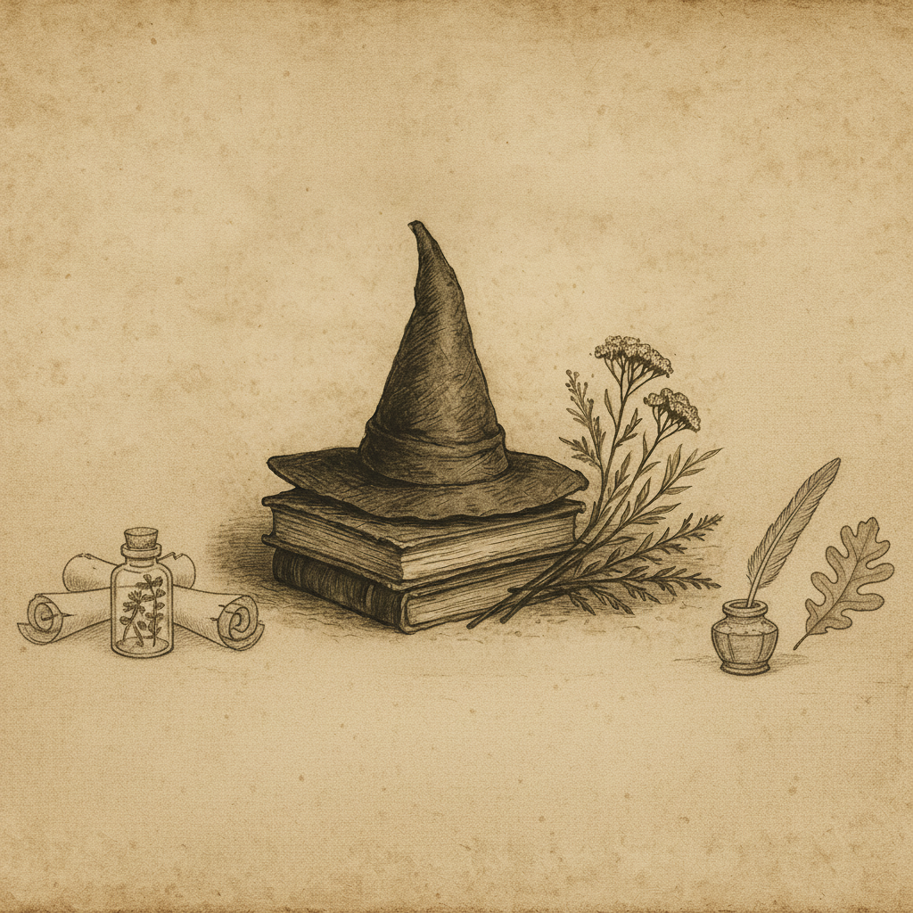 Witch Hat Herbarium T-Shirt