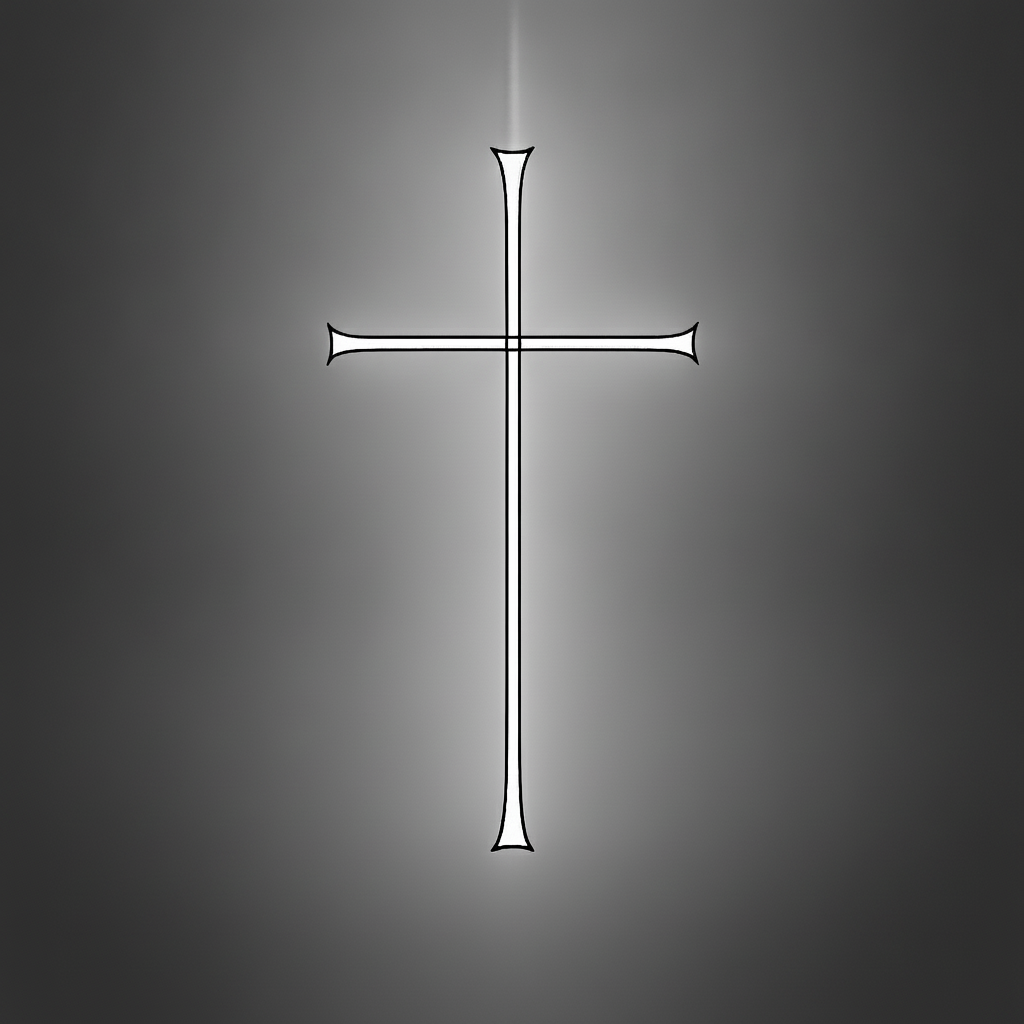 Thin-Line Cross — Insulated Tumbler