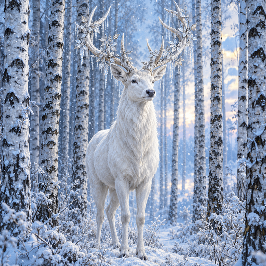 Stag of the Winter Court — Tank Top