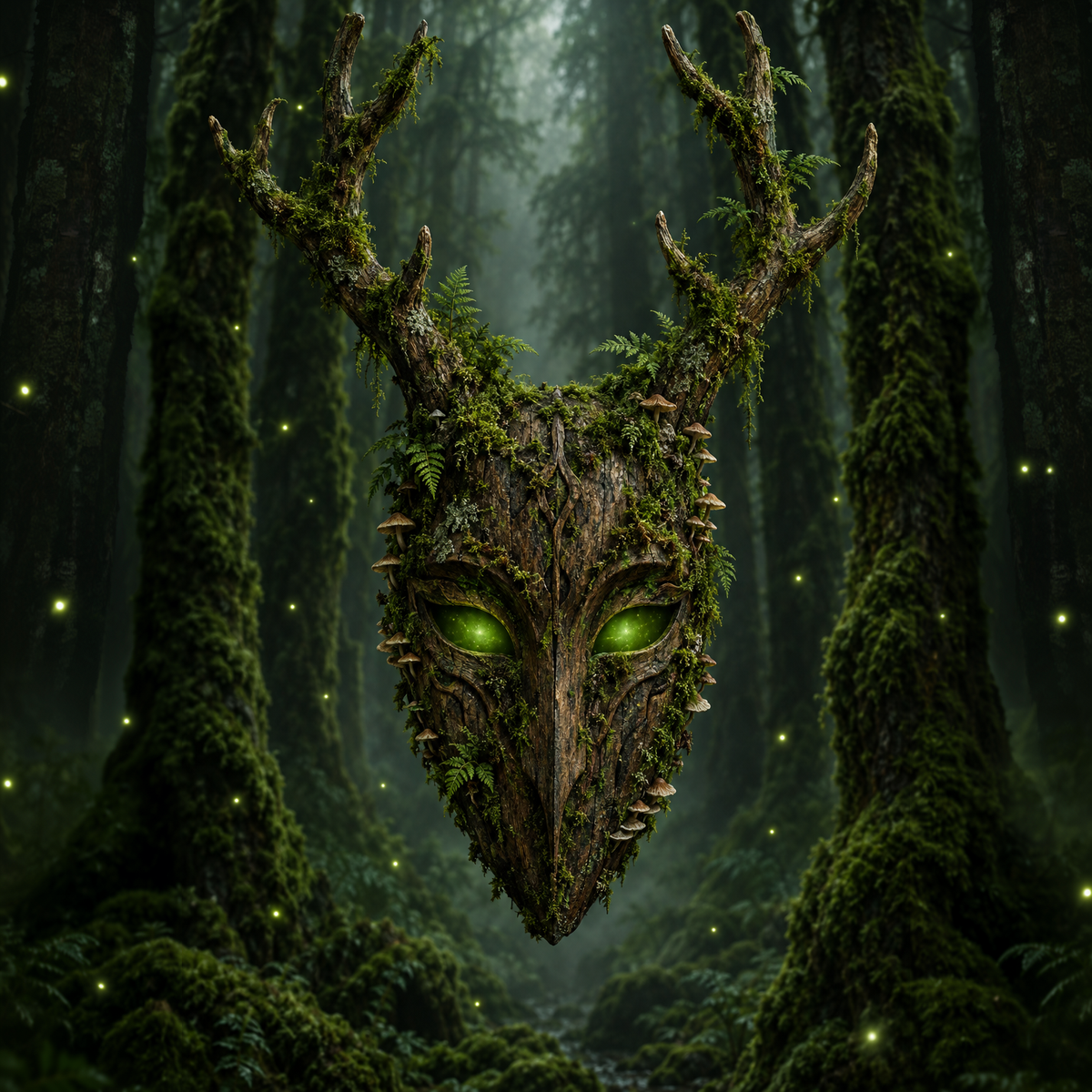 Forest Spirit Mask Tote