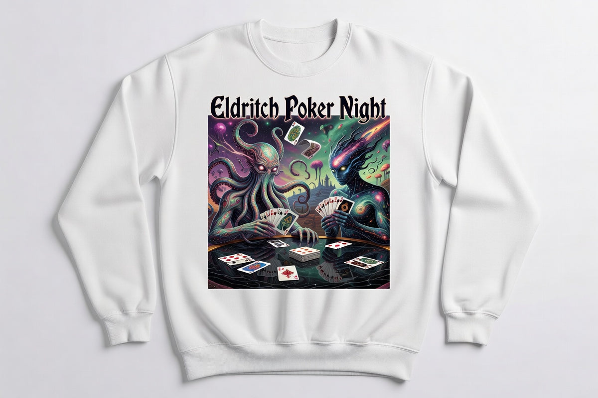 Eldritch Poker Night — Crewneck Sweatshirt