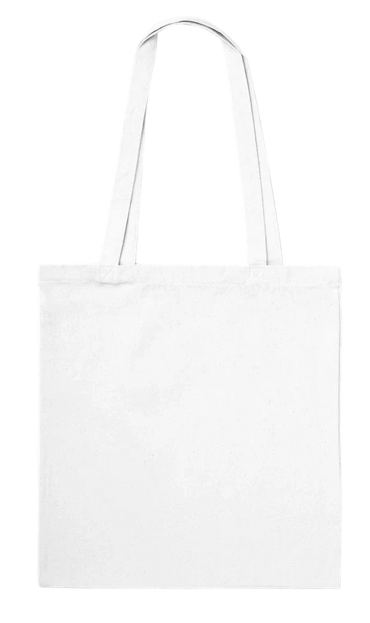 All Seeing Eye Tote — White tote (blank garment colour reference)