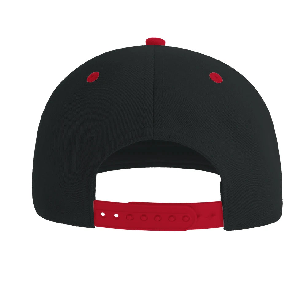 gelato-blank:hat.snapback.unisex.classic.yupoong.6007:black--red:back