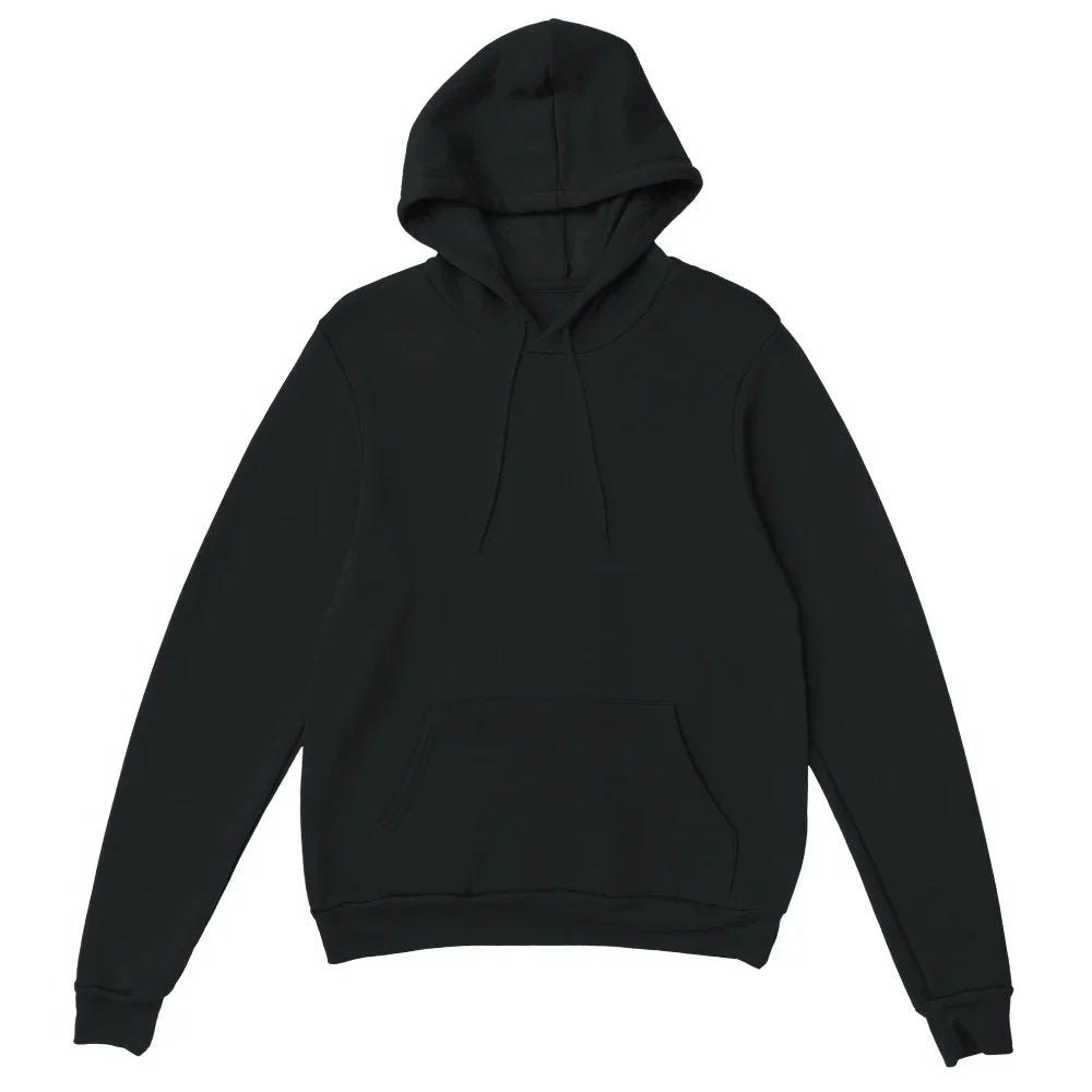 The Last Gate hoodie — Black (blank garment colour reference)