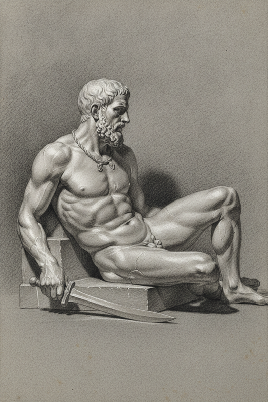 Plate V. The Dying Gaul