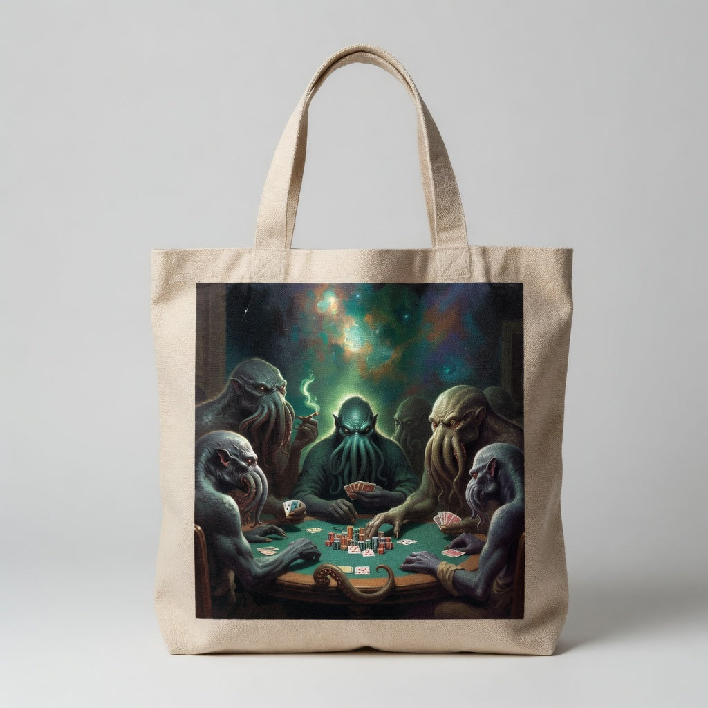Eldritch Poker Night — Canvas Tote Bag