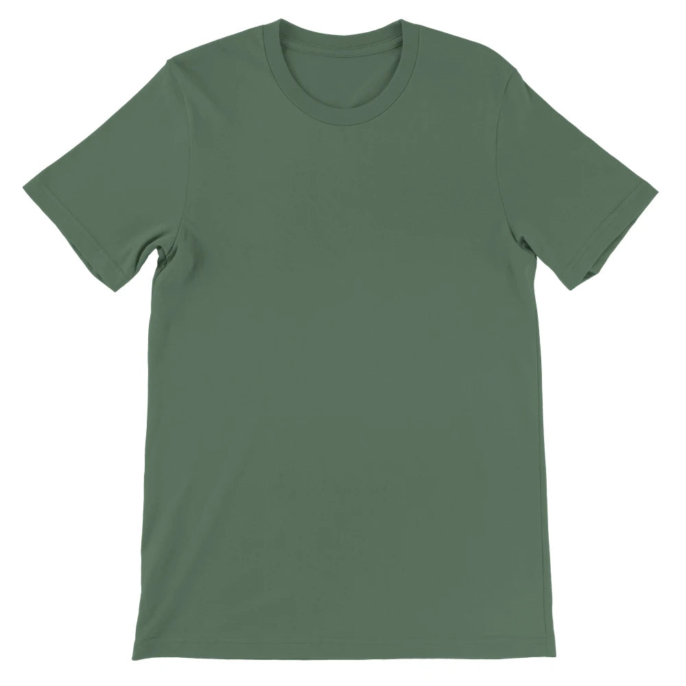 gelato-blank:t-shirt.crewneck.unisex.prm.bella-and-canvas.3001:military-green:front