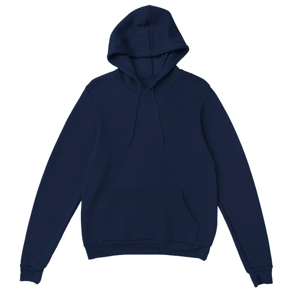 Hollow Crown Hoodie — Blue hoodie (blank garment colour reference)