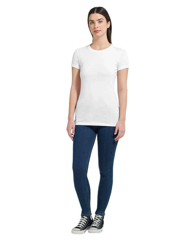 Premium Womens Crewneck T-shirt | Bella + Canvas