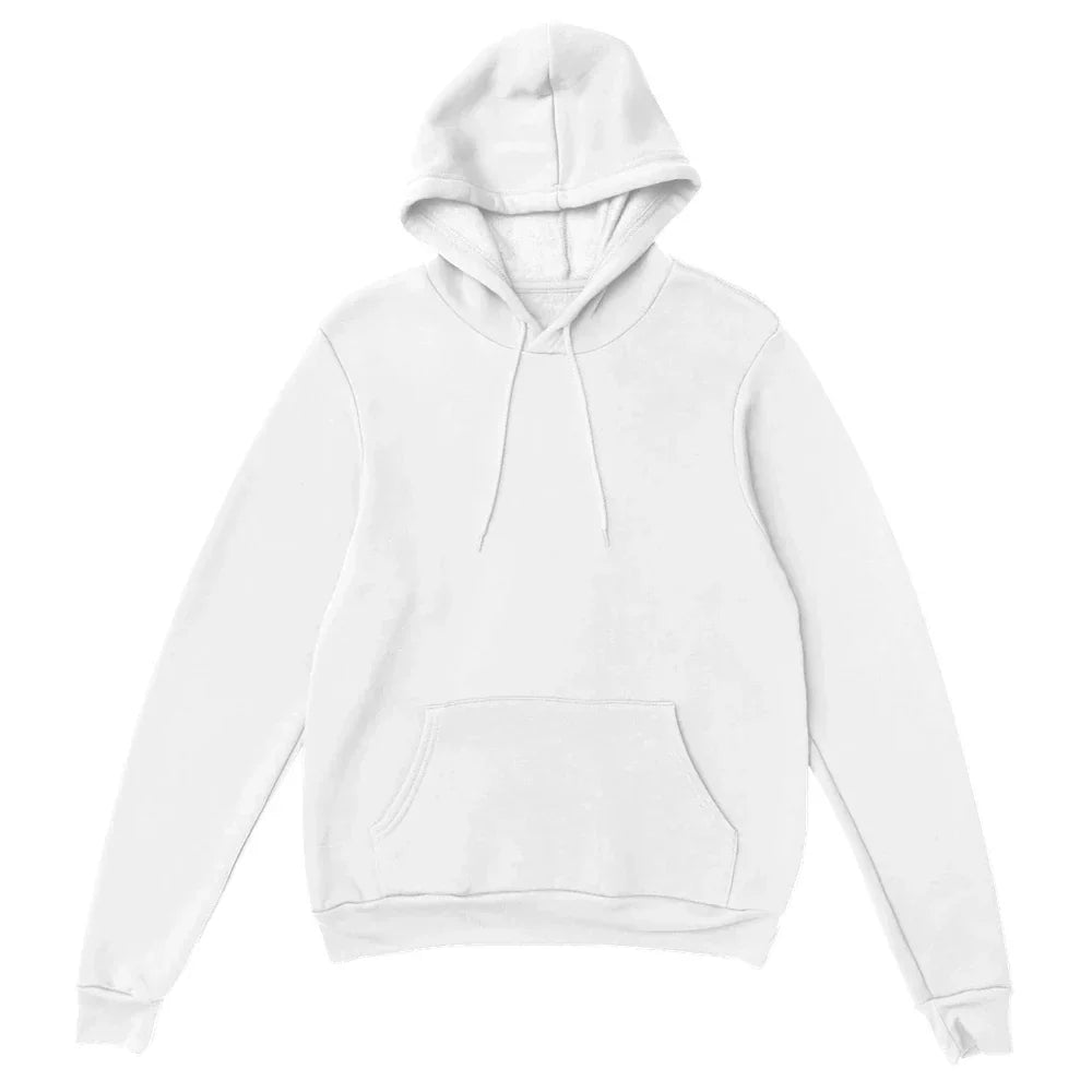 Daisy Hoodie — White hoodie (blank garment colour reference)
