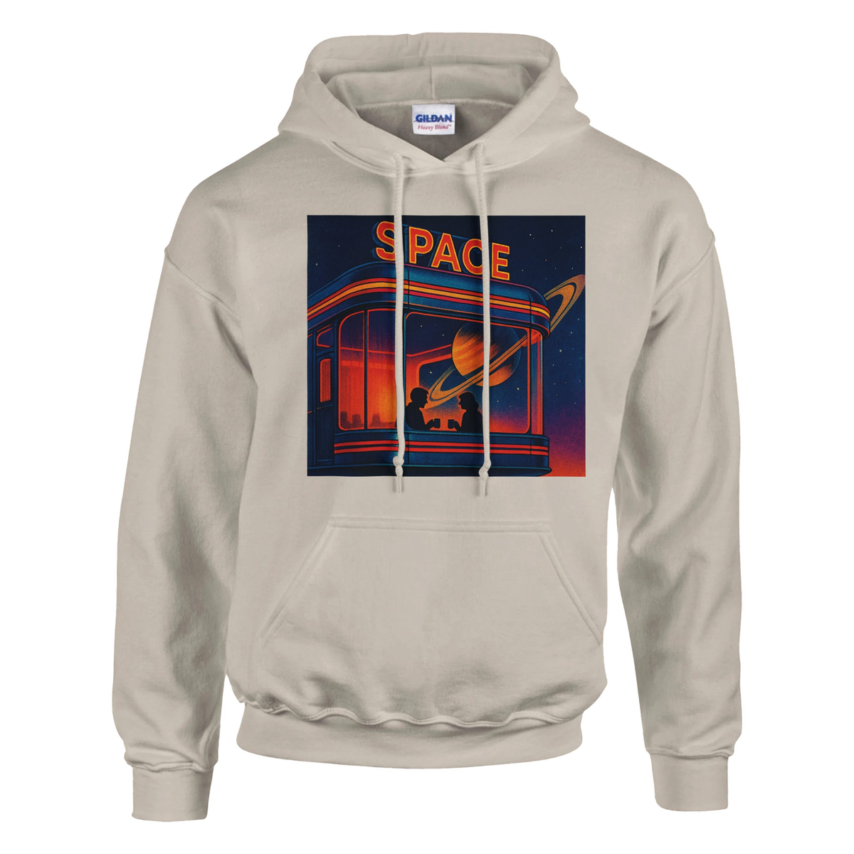 Space Diner at the Edge Hoodie