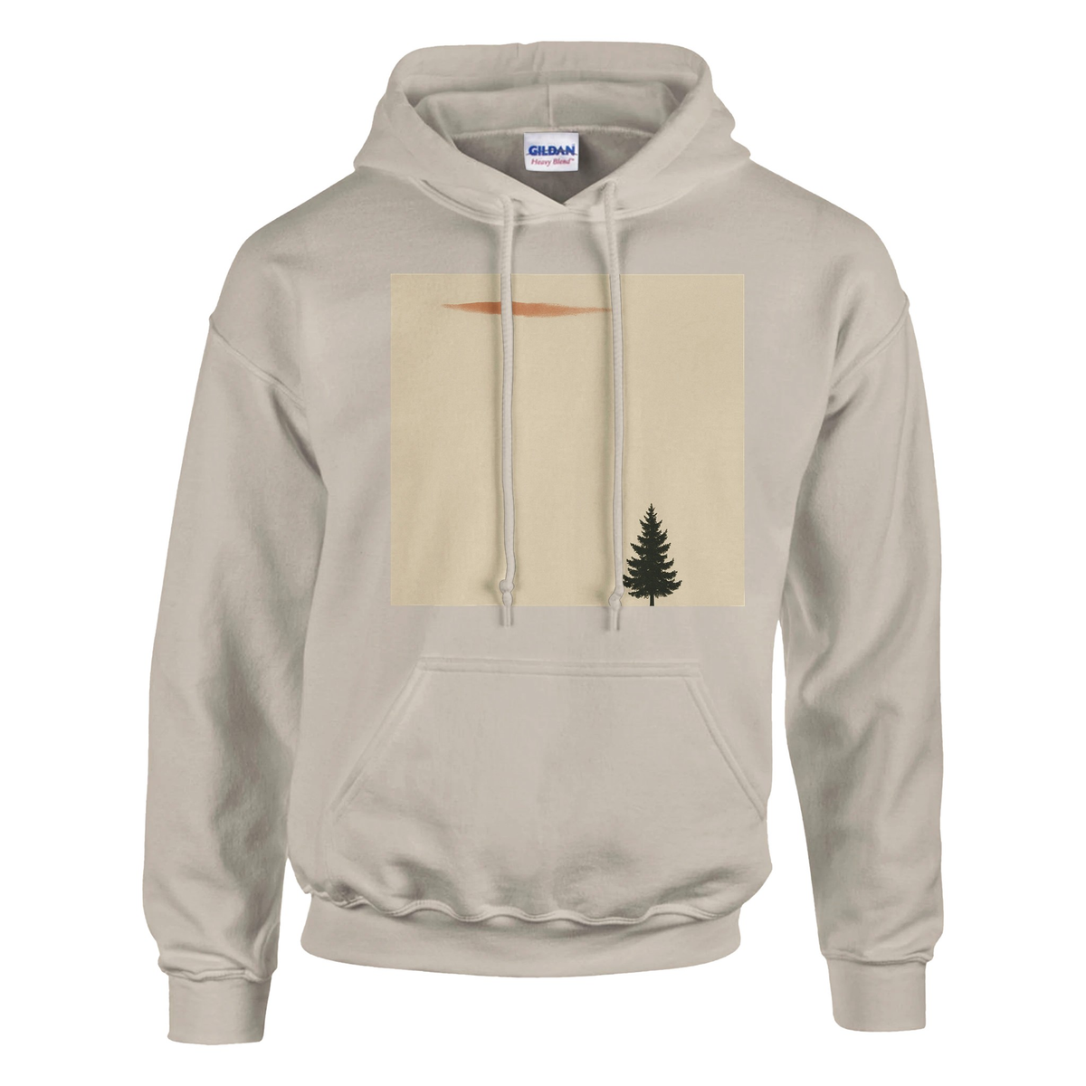 Single Pine, Big Sky Hoodie