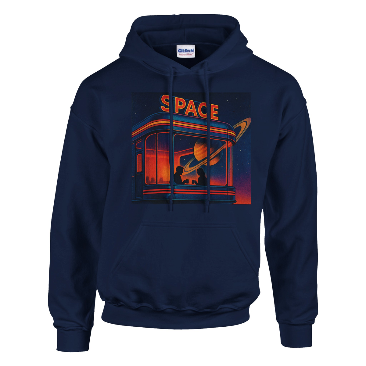 Space Diner at the Edge Hoodie