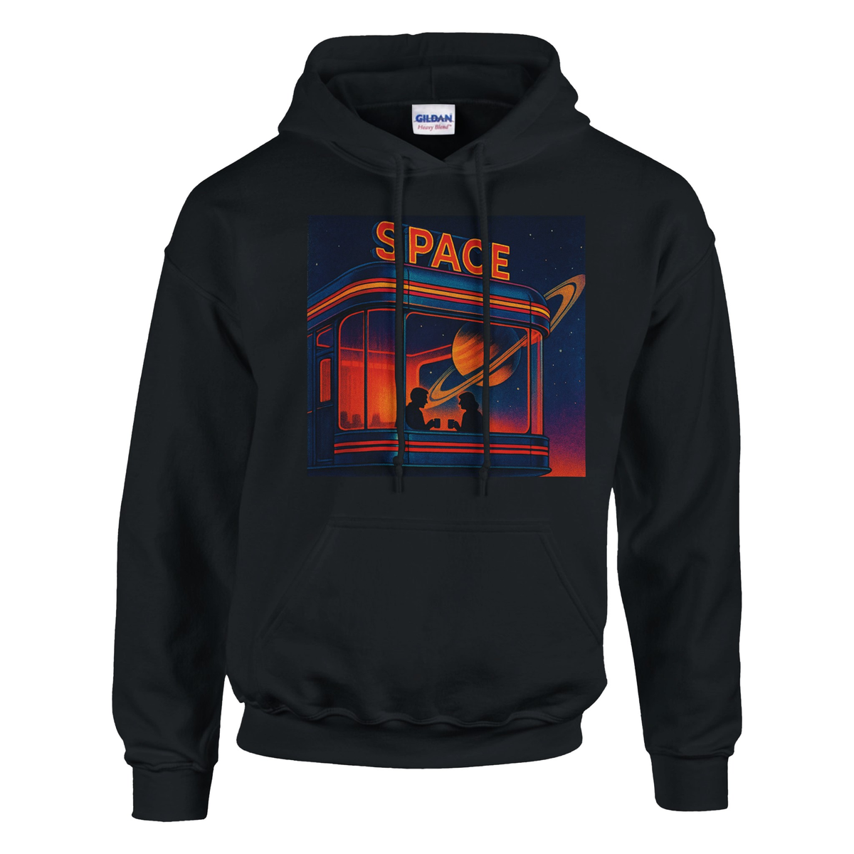 Space Diner at the Edge Hoodie